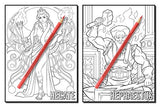 Greek Mythology: An Adult Coloring Book with Powerful Greek Gods, Beautiful Greek Goddesses, Mythological Creatures, and the Legendary Heroes of Ancient Greece