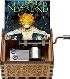 JYPLKCMT The Promised Neverland Gifts for Anime Fans | The Promised Neverland Wooden Hank Crank Music Box | Play Isabella's Lullaby Song