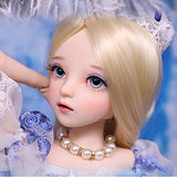 BJD Dolls 1/3 SD Fashion Dolls 24 Inch Ball Jointed Doll DIY Toys with Full Set Clothes Shoes Wig, Handpainted Face Makeup, Openable Head, Changeable Eyes, Best Gift for Christmas (9#)