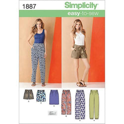 Simplicity Easy to Sew Women's Pants, Shorts, and Skirt Sewing Patterns by Karen Z, Sizes 8-16