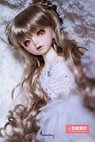 BJD Doll Hair Wig 7-8 inch 18-20cm golden yellow 1/4 MSD DZ DOD MK LUTS 21-1