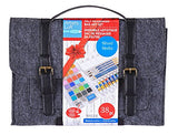 Travel Felt Bag Sketching Set (Mixed Media 38 pc)