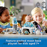 LEGO City Lunar Research Base 60350 Building Kit for Kids Aged 7 and Up; Toy Moon Base with Science Labs, Air Lock, Lunar Lander, Viper Rover, Moon Buggy, and 6 Astronaut Minifigures (786 Pieces)