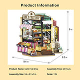 Rolife DIY Miniature Dollhouse Tiny House Building Kit Carl's Fruit Shop