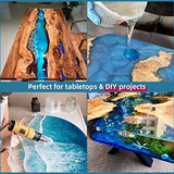 Clear Epoxy Resin 1 Gallon and 32oz 2-Part Epoxy Resin Kit for Tabletops, Countertops