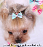 Bow Tie Embellishments for Crafts, HipGirl 30pc Ribbon Bows for DIY Small Hair Ties,Hair Clips,