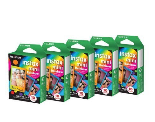 Fujifilm Instax Mini Instant Rainbow Film (50 Sheets)