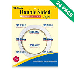 Double-Sided Tape, Bazic Best Permanent Double Sided Tape Adhesive for Crafting