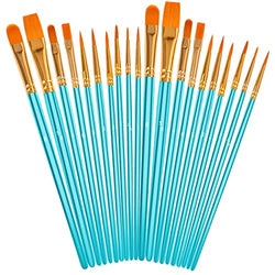 Biokia Detail Paint Brush Set, Miniature Paint Brushes,7pcs Small Paint Brushes for Acrylic Painting,Oil,Face,Nail, Scale Model Painting, Line
