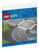 LEGO City Curve and Crossroad 60237 Building Kit (2 Pieces)