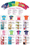 Premium Supplies, Easy Techniques & Fabric Designs Tie Dye, Paradise Punch 3 Color Kit - 1