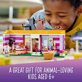 LEGO Friends Pet Adoption Café 41699 Building Kit; Birthday Gift Idea Comes with Olivia and Priyanka Mini-Dolls, 2 Dogs and 1 Cat Toy; for Kids Aged 6+ (292 Pieces)