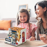 Rolife DIY Miniature Dollhouse Kit, Tiny House Kits Mini Model Building Sets, DIY Craft Gifts for Adults and Kids to Build with Removable Model Plants, Christmas/Birthday Gifts (DG142+143+145)
