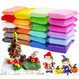 24 Colors Air Dry Clay,Magic Clay with Tools,Ultra Light DIY Modeling Clay for Kids,DIY,Creative Art Crafts