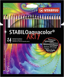 Colouring Pencil - Stabiloaquacolor Wallet of 24 Assorted Colours