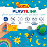 Jovi Plastilina Reusable and Non-Drying Modeling Clay; 1.75 Oz. Bars, Set of 10, 1 Each of 10 Colors, Perfect for Arts and Crafts Projects
