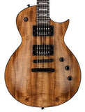 ESP LTD EC-1000 Koa Electric Guitar, Natural Gloss