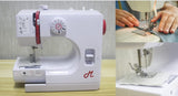 Virtionz Portable Sewing Machine for Beginners with 12 Stitch Applications, Dual Speed, Reverse Stitch, Foot Pedal and Sewing Kit - Small Sewing Machine, Easy to Use Electric Mini Sewing Machine