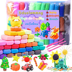 Air Dry Clay,36 Colors Magic Clay Ultra Light Modeling Clay Modeling Clay with Tools as a Gift for Children,Handicrafts,Manual Work