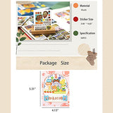 Vintage Stickers Pack - MAXLEAF 50 Sheets Vintage Painting People Madam Butterflies Animals Washi Stickers Decorative Scrapbook Paper for Decoration Planner Phone Case Scrapbook without Repeat, about 500 PCS Stickers (Vintage)