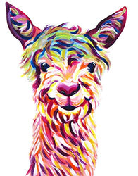 Diamond Painting Llamas 16X20 inches 5D DIY Full Round Drill Rhinestone Embroidery for Wall Decoration