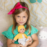 Adora Soft Baby Doll, 11 inch Sweet Baby Llama, Machine Washable (Amazon Exclusive) 1+, Yellow/Gray