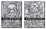100 Chibi Girls Grayscale: An Adult Coloring Book Collection with Cute Girls, Fantasy, Horror, Christmas, and More! (Chibi Girls Coloring Books)