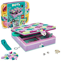 LEGO DOTS Jewelry Box 41915 Craft Decorations Art Kit, for Kids Who are Into Cool Arts and Crafts, A Great Entrance into Unique Arts and Crafts Toys for Kids (374 Pieces)
