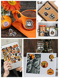 TOROKOM Halloween Stickers 150 Pcs Pumpkin Stickers Decals Vinyl Sticker for Kids Teens Adults Terrorist Stickers for Laptop Water Bottles Computer Decor Funny Party Stickers