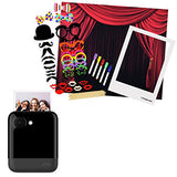Polaroid POP Instant Camera (Black) + Polaroid All-In-One Photo Booth Kit – Includes Backdrop,