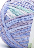 Bernat Baby Blanket Yarn - Big Ball (10.5 oz.) - 4 Pack with Pattern Cards in Color (Posy Purple)