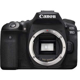 Canon EOS 90D Digital SLR Camera Bundle (Body Only) with Professional Accessory Bundle (14 Items)