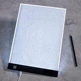 Oceek Copy Board Light Box A4 LED Tracing Light Pad Box，LED Light Board Kit Artcraft Light Pad，A4 Tracing Light Board 3 Level Brightness for 5D DIY Diamond Artists Drawing Sketching