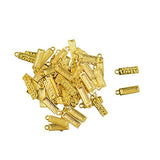 Jili Online 50pcs Gold Charms Pendants Made With Love Jewelry Accessories Rectangle Bead