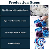 WINSONS Tie Dye Kit, 20 Colours Non Toxic Permanent Fabric Dye Art Set for Kids Women for Homemade Party Creative Group Activities DIY Gift