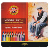 Koh-i-noor 24 Mondeluz Aquarelle Colored Pencils. 3724