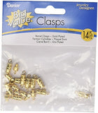 Jewelry Designer 1880-32 Brass Barrel Clasp Gold Plated 14 Pc Pk