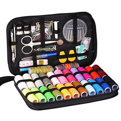 Innocheer Sewing Kit With 97 Sewing Accessories, 24 Spools of Thread, 24 Colors, Mini Sewing Kits