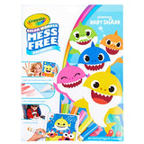 Crayola Baby Shark Wonder Pages, Mess Free Coloring, Gift for Kids