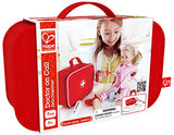 Award Winning Hape Doctor on Call Wooden Toddler Role Play and Accessory Set Red, L: 7.5, W: 3.1, H: 6.3 inch