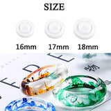 9PCS Silicone Ring Mold 3 Different Sizes Resin Epoxy Mould Jewelry Rings Resin Casting Circle Mould for DIY Jewelry Craft Making (9pc)