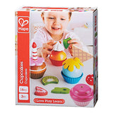 Hape Cupcakes | Colorful Wooden Cupcakes, Children’S Pretend Play Food Kitchen Toy