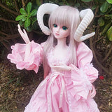 Aries 1/3 BJD Doll 60cm 24" Ball Jointed Dolls Action Full Set Figure Bjd + Makeup + Skirt + Wig + Shoes + Accessories