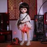 Children's Creative Toys 1/6 BJD Doll Full Set 26cm 10.23 inch Jointed Dolls + Wig + Skirt + Makeup + Shoes Surprise Gift Doll