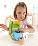 Hape Kid's Coffee Maker Wooden Play Kitchen Set with Accessories