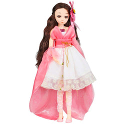 JLIMN 1/3 BJD SD Doll Princess Girl 23.6" 60cm 13 Jointed Dolls with Clothes Outfit Shoes Wig Hair Makeup Best Gift for Girls,C