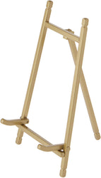 Bard's Satin Gold-Toned Metal Easel, 7.5" H x 4" W x 4.5" D