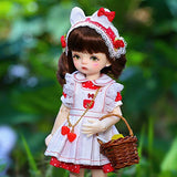 1/6 BJD Doll 25.5 cm 10.03 Inch Custom Made SD Doll Cute Dress Girl Dress Up Foreign Doll Toy Princess Decoration Child Playmate Toy