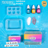 Just My Style You*niverse Rainbow Soaps, at-Home STEM Kits for Kids Age 6 and Up, DIY Scented Soap, Activities for Birthday Parties, Sleepovers