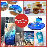 Epoxy Resin Pigment-16 Colors Non-Toxic Epoxy Resin Dye Liquid for Epoxy Resin Coloring, High Concentrated Resin Color Pigment Mix Color for Resin Jewelry Handmade Crafts Art Paint Making-0.35oz Each